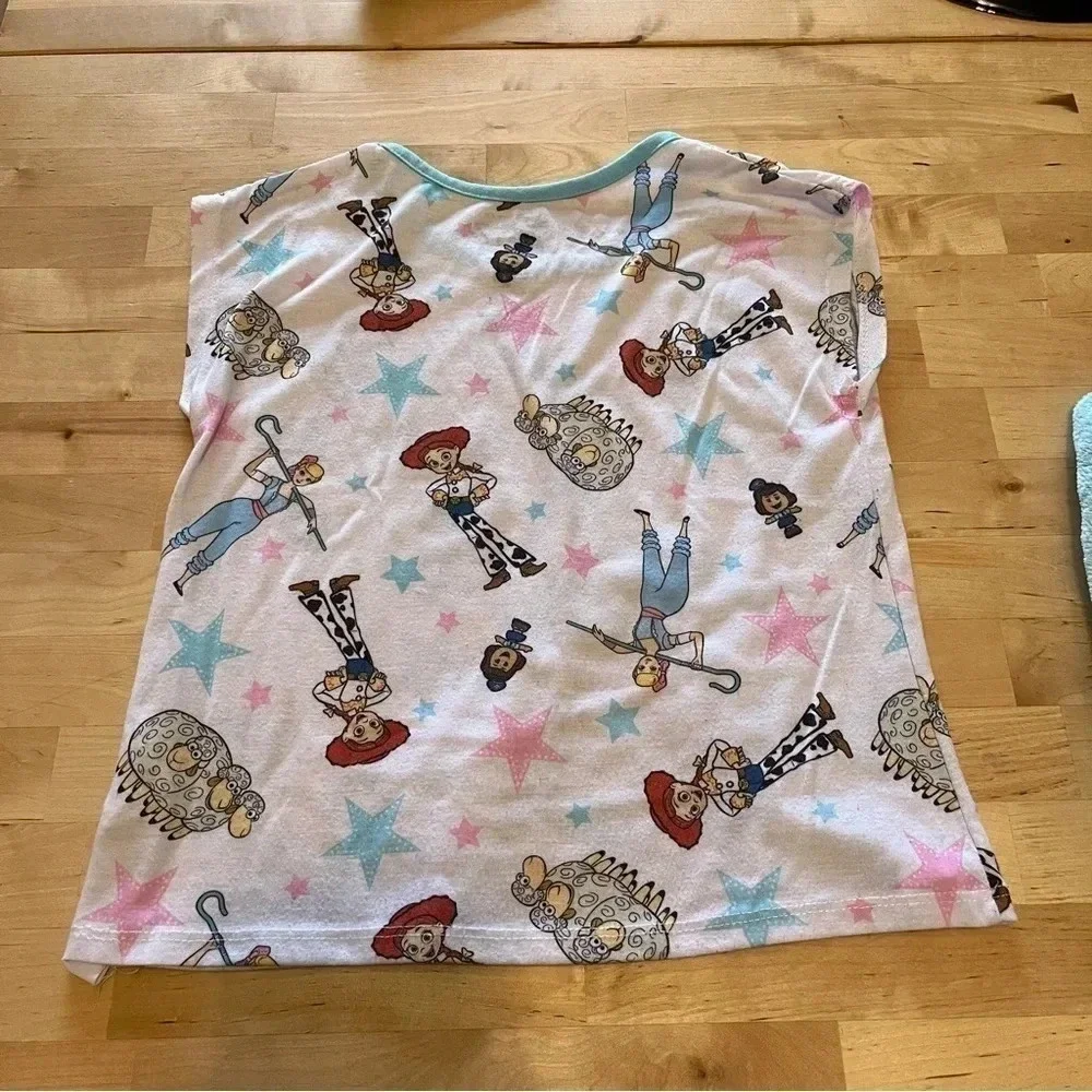 Toy Story 4 Little Bo Peep and Characters Pajama Set Shorts Tshirt Size Small